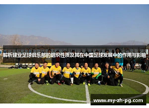 解析建业足球俱乐部的组织性质及其在中国足球发展中的作用与影响
